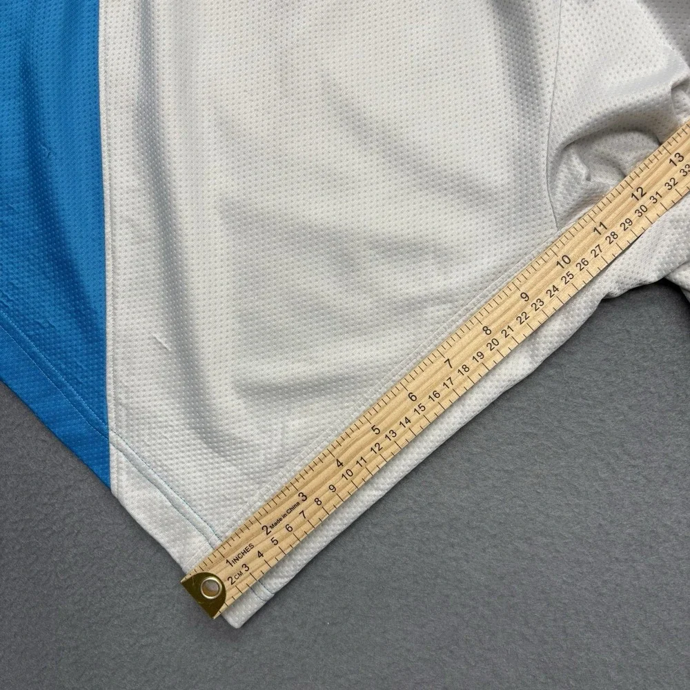 VTG Air Jordan Flying Mesh Basketball Shorts Mens XL Blue White Baggy Y2K Retro